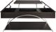 Homelegance® Tioga Espresso Lift-Top Cocktail Table with Chrome Metal Frame -0