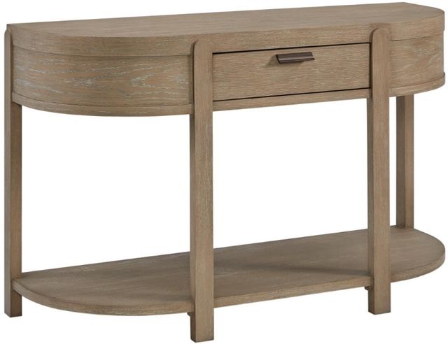 Bernards Trilogy Toffee Curved Console Table-0