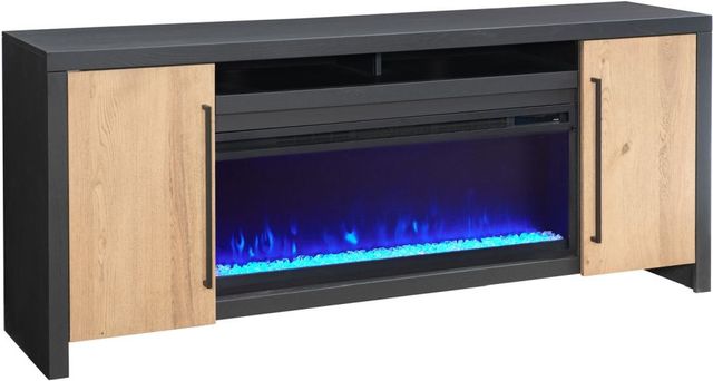 aspenhome® Edison Black 77" Fireplace Console-1