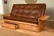 Kodiak Furniture Phoenix Oregon Trail Saddle/Butternut Queen Storage Futon with Mattress-2