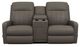 La-Z-Boy® Finley Otter Leather Manual Wall Reclining Loveseat with Console-1