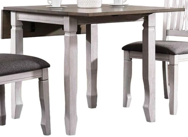 Urban Styles Furniture Lakeview Gray/Ivory Drop Leaf Table-0