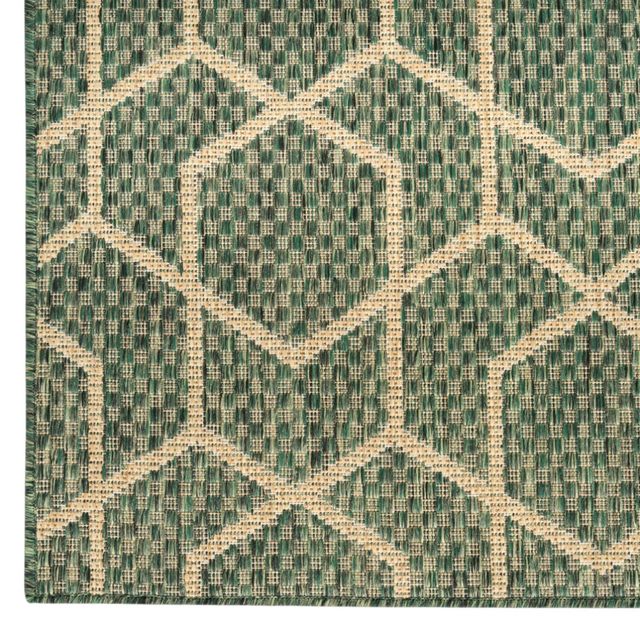 Nourison Home™ Horizon Green 5'x7' Style 1 Area Rug-4
