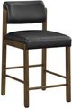 Coaster® Kehoe 2-Piece Black/Walnut Counter Stool Set-3