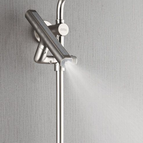 Forno Acqua AcquaFALL Brushed Nickel Retrofit Shower System 1.8 GPM-4