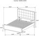 Coaster® Robyn 4-Piece Cool Beige/Light Ash Eastern King Bedroom Set-5