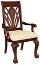 Homelegance® Norwich Brown/Dark Cherry Arm Chair-0