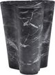 TOV Furniture Slab Black 22" Concrete Indoor/Outdoor Side Table-4