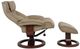 Fjords® Customizable Mustang R Classic Comfort Large Manual Reclining Chair with Footstool-1