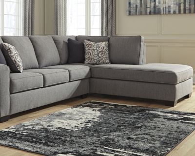 Signature Design by Ashley® Roskos Black/Gray 5'x7' Medium Area Rug-1