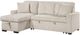 Homelegance® Rhett 3-Piece Beige Right-Arm Facing Reversible Sleeper Sectional-0