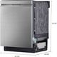 LG SIGNATURE 24" Textured Steel™ Built In Dishwasher-3