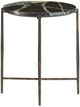 Crestview Collection Green End Table with Black Base-1