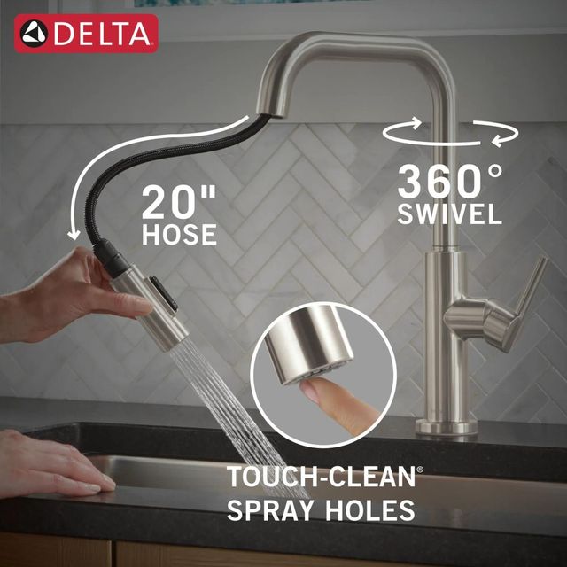 Delta Nicoli® Stainless Single Handle Faucet-3