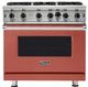 Viking® 5 Series 36" Spiced Cider Pro Style Natural Gas Range-0