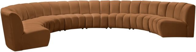 Meridian Furniture Infinity 8-Piece Saddle Velvet Modular Sectional-0