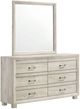 Elements International Fort Worth White Mirror-1