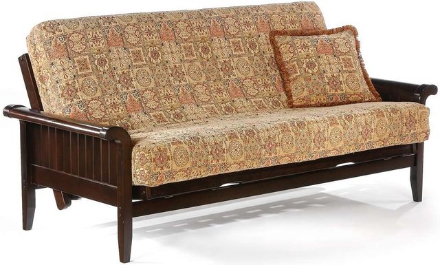 Night & Day Furniture™ Venice Dark Chocolate Queen Moon Glider Futon-0
