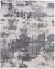 Feizy Zarah Ivory/Charcoal 5'x8' Area Rug-0