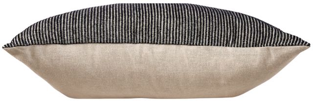 Signature Design by Ashley® Edelmont Black/Linen Throw Pillow-1