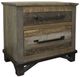International Furniture Direct Loft Brown/Gray Nightstand-0