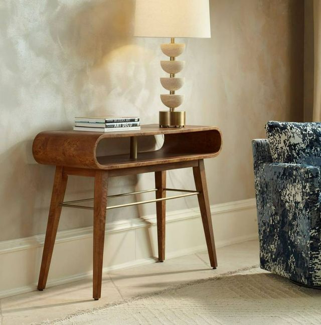 Uttermost® Ledger Woodtone Console Table-1
