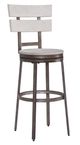 American Woodcrafters Wilson Middle Gray/White 30" Barstool-0