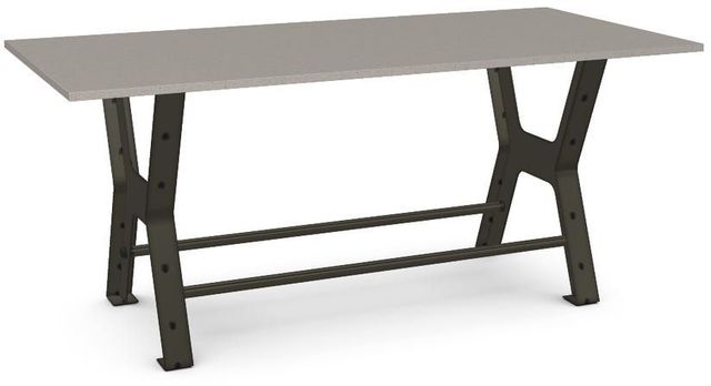 Amisco Customizable Parade 36" Thermo Fused Laminate Counter Height Table with 1" Thick Tabletop -0
