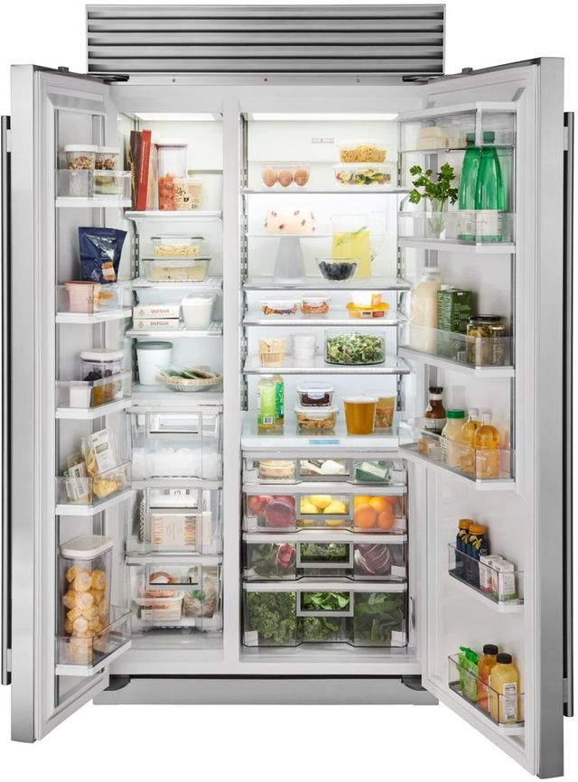 Sub-Zero® Classic Series 42" 24.8 Cu. Ft. Panel Ready Side-by-Side Refrigerator and Freezer-2
