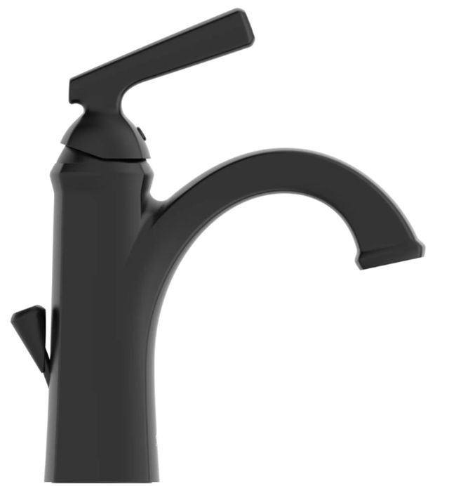 American Standard Edgemere® Matte Black Single Hole Single-Handle Bathroom Faucet with Lever Handle-3