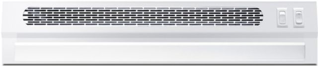 Summit® 18” White Ductless Retractable Under Cabinet Range Hood-0