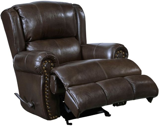 Catnapper® Duncan Chocolate Deluxe Glider Recliner-1