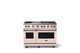 Viking® 5 Series 48" Blush Pro Style Gas (NG) Range with Polished Chrome Trim-0