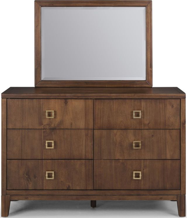 medium brown wood dresser Ashley Taffenbrook Medium Brown Dresser  Luna Furniture
