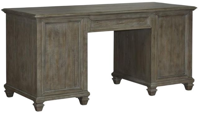 Magnussen Home® Lancaster Dovetail Gray Executive Desk-3