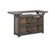 Berlin Gardens Outdoor Bar with Ice Tray - Coastal Grey-2