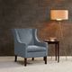Olliix by Madison Park Blue Addy Wing Chair-4