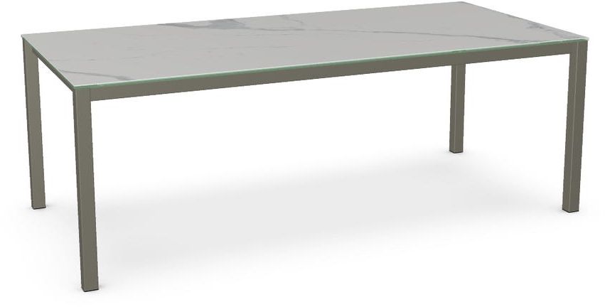 Amisco Customizable Nicholson Italian Porcelain Rectangular Table