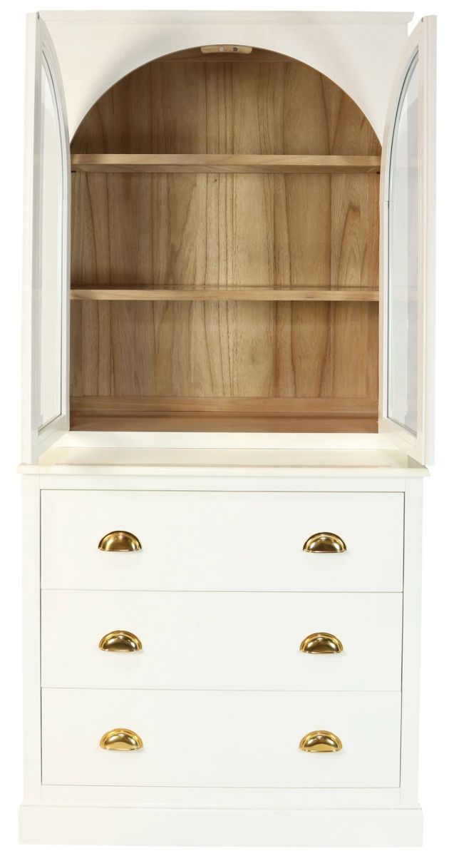Stylecraft Tamara Day Linen White Hutch-3