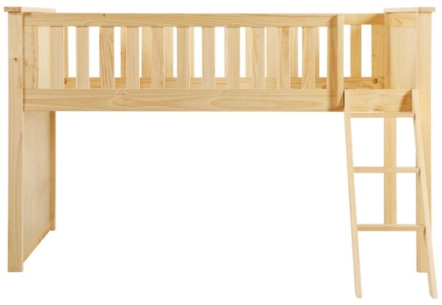 Homelegance® Bartly Natural Youth Twin Low Loft Bunk Bed-3