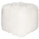 Surya Bahati Cream Fur Ottoman-0
