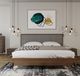 VIG Furniture Nova Domus Metcalf 4-Piece Brown/Gray Eastern King Bedroom Set-1