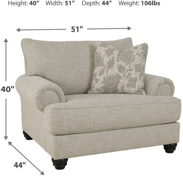 Benchcraft® Asanti Fog Chair and a Half-2