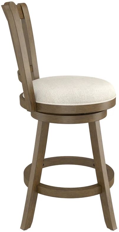 HH2 Home Roe Brushed Gray/Cream Counter Height Stool-3