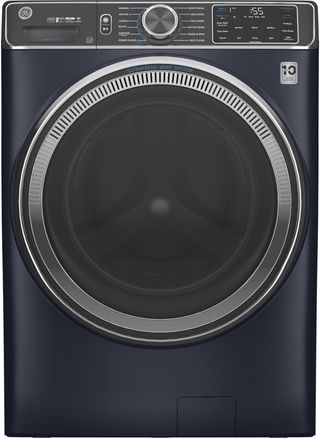 GE® 5.0 Cu. Ft. Sapphire Blue Smart Front Load Washer