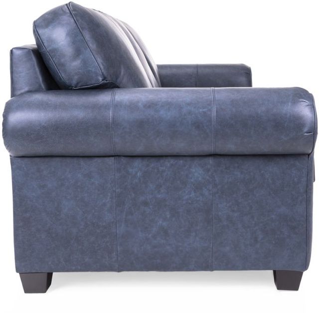 Decor-Rest® Furniture LTD 3179 Blue Leather Sofa Sleeper-2