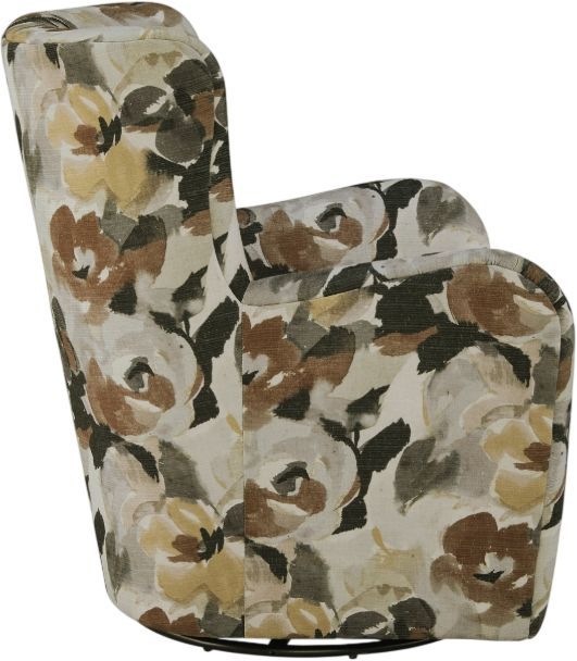 Signature Design by Ashley® Rowenburg Multi-Colored Swivel Glider Accent Chair-3