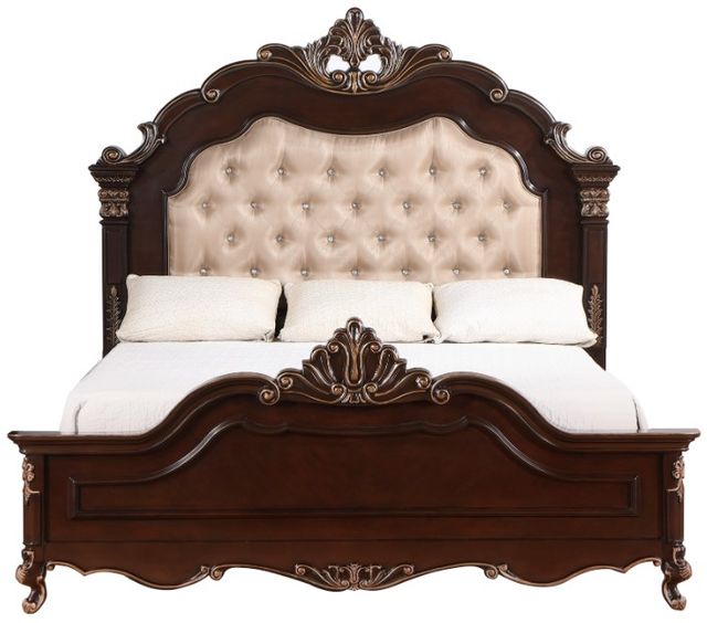 New Classic® Home Furnishings Constantine Cherry California King Panel Bed-2