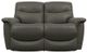 La-Z-Boy® James Charcoal Leather Power Reclining Loveseat with Headrest-1