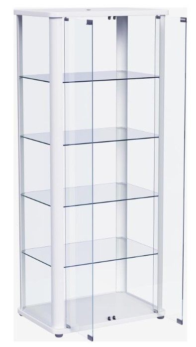Coaster® Aero White Display Cabinet-1
